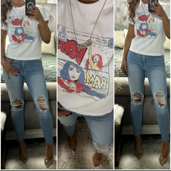 Re/Done Tops - LAST ONE❤️💙New💙❤️RETAIL $165 Super Women RE/DONE tee